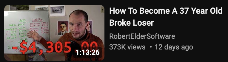 No need to attack me like this YouTube I'm already living it