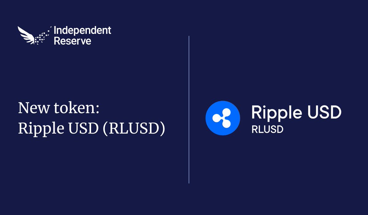 Independent Reserve is the first #crypto exchange in #Singapore to list #stablecoin Ripple USD (RLUSD)! 🎉  IR #SG customers can trade #RLUSD in #SGD &amp; #USD on our order book and OTC desk.

Learn more here: independentreserve.com/blog/news/inde…
