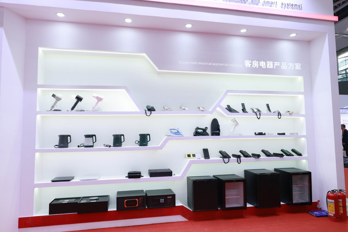 COTELL130238's tweet photo. Guangzhou Hotel Supplies Expo - A Hit!
Cotell showcased top guest room appliances with 20 years' experience serving 60K+ hotels.
Thanks to visitors from the Middle East, India & more. Our booth was lively. 🙌Thanks to all! See you next event!🥰
#Cotell #hotel #hospitality https://t.co/BuKN0AoYe6