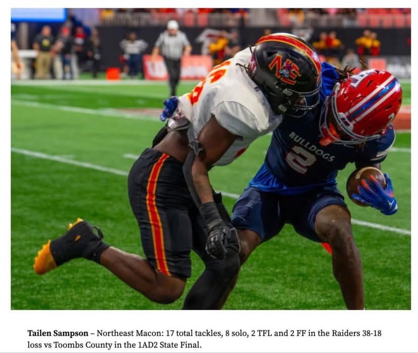 TailenSampson (@ywr_tae) on Twitter photo Bless to show my talents in the state championship we will be back ⭐️<a href="/wiggins_coach/">Coach Wiggins💪🏾🎱</a> <a href="/TrentAllen0911/">Trent Allen</a> <a href="/NEHSRaiders/">Northeast Raiders</a> <a href="/Ga_Gridiron/">Middle Georgia Gridiron ™️</a> <a href="/RecruitGeorgia/">Recruit Georgia</a> Bless to show my talents in the state championship we will be back ⭐️<a href="/wiggins_coach/">Coach Wiggins💪🏾🎱</a> <a href="/TrentAllen0911/">Trent Allen</a> <a href="/NEHSRaiders/">Northeast Raiders</a> <a href="/Ga_Gridiron/">Middle Georgia Gridiron ™️</a> <a href="/RecruitGeorgia/">Recruit Georgia</a>