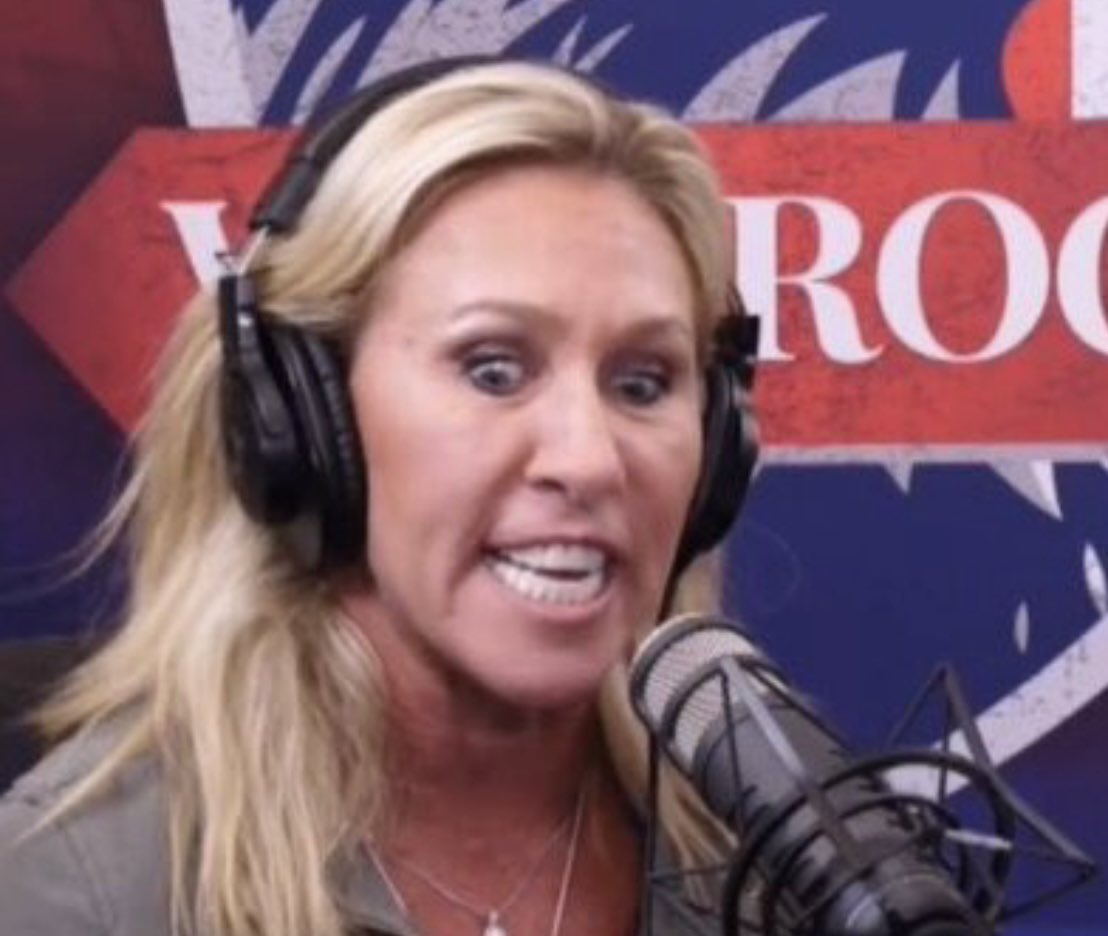 Remember when this cretin threatened to expose all her
Republican colleagues if the Gaetz report was released? Well, we're still waiting.