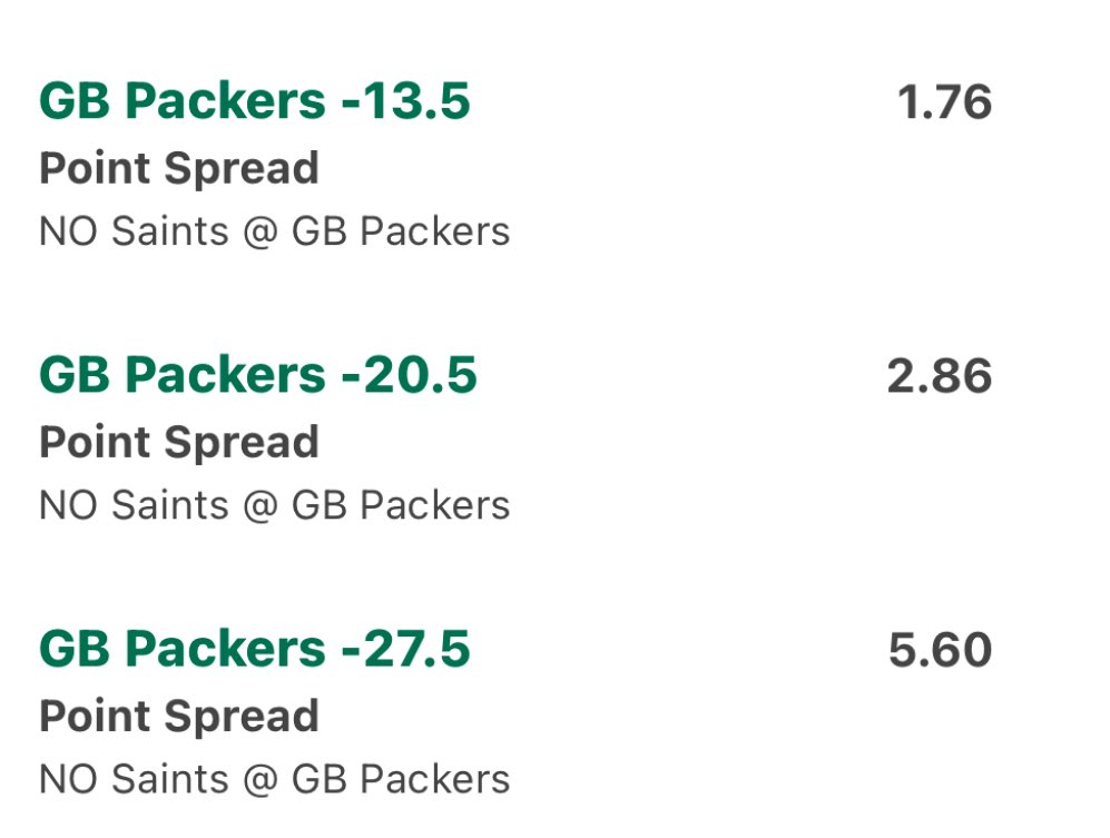 PitchSideTip's tweet photo. 3 words… 🏈

THIS. WILL. CASH https://t.co/lZfrZZI6Rc