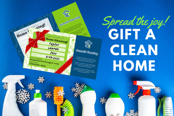 SummitCleanning's tweet image. 🎄✨ Holiday Gift Alert! 🎁 Give the gift of a sparkling clean home with a Summit Cleaning gift card!

🎀 Perfect for anyone who deserves a little extra holiday cheer.

🎅 Call 303-886-2251 &amp;amp; mention this post to save 10%!