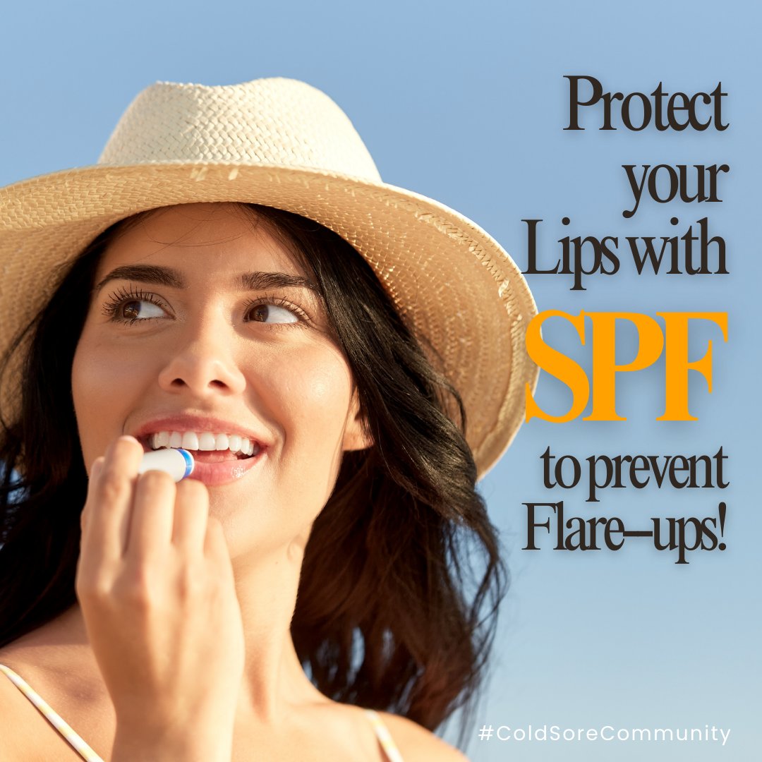 Cold_Sore_Comm's tweet photo. Sunny days ahead? Don’t forget SPF for your lips! 🌞 It’s a simple way to keep cold sores at bay.

#ColdSoreCare #SPFTips #ColdSoreTreatment #ColdSoreCommunity https://t.co/zmqWSolnnF