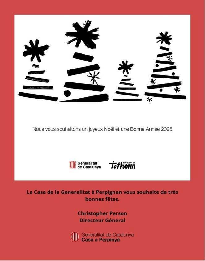 🔴Una vergonya que la casa de la Generalitat a Perpinyà feliciti les festes en francès!!! #ProuRepressió #LluitemiGuanyem #Independència