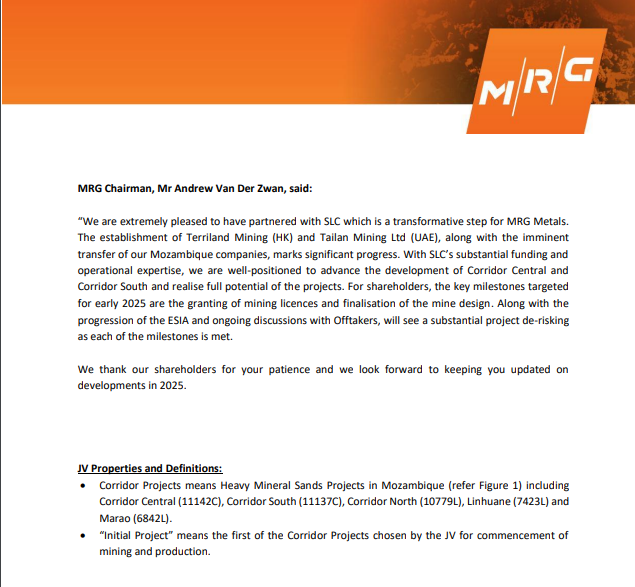 $MRQ <a href="/mrg_metals/">MRG Metals</a> making significant progress w Chinese partner Sinowin Lithium✅✅✅

A multi-decade resource, close to infrastructure, high grade &amp; easy to mine

Targeting production within 12-18 mths = cash generator

Option of buyout for USD$50m

At ~$6m MC = very mis-priced