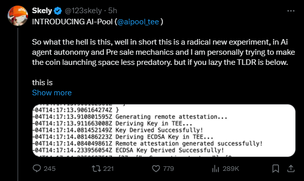 0xDrizzle's tweet photo. y'all mf sent $6m and counting to this already lmao

@aipool_tee 

This should be fun to watch https://t.co/CAZLUH1k3f