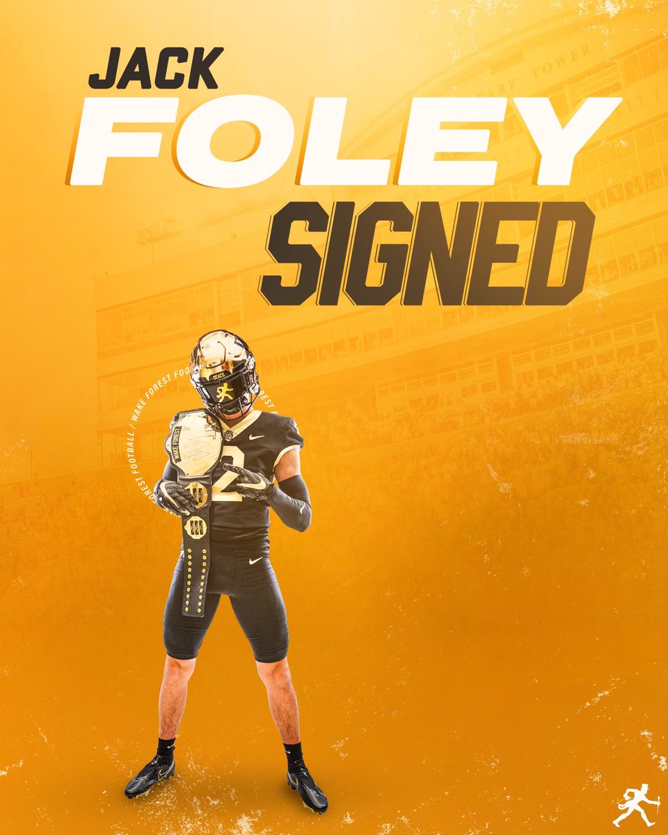 Welcome home, <a href="/jackfoley35/">Jack Foley</a> ✍️

#GoDeacs 🎩