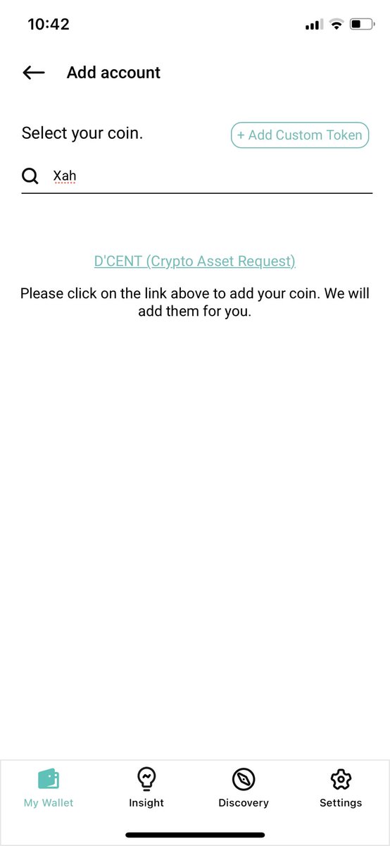 adam_198934's tweet photo. @DCENTWALLETS I’m in the uk and on the latest version for firmware why can I not add  Xah https://t.co/L6P3DKazfq