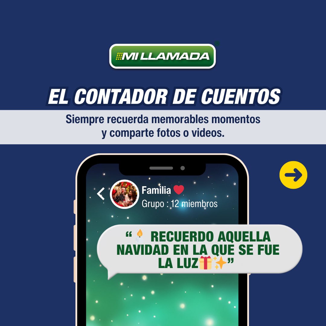 MiLlamada's tweet image. 🎄 En Navidad, el chat familiar es como un árbol lleno de luces: cada mensaje brilla con la personalidad de alguien especial.

Descubre qué tipo de personaje eres o identifica a tu tía, tu primo o ¡hasta a ti mismo! en el siguiente post 😂✨
#MiLlamada #NavidadConectada