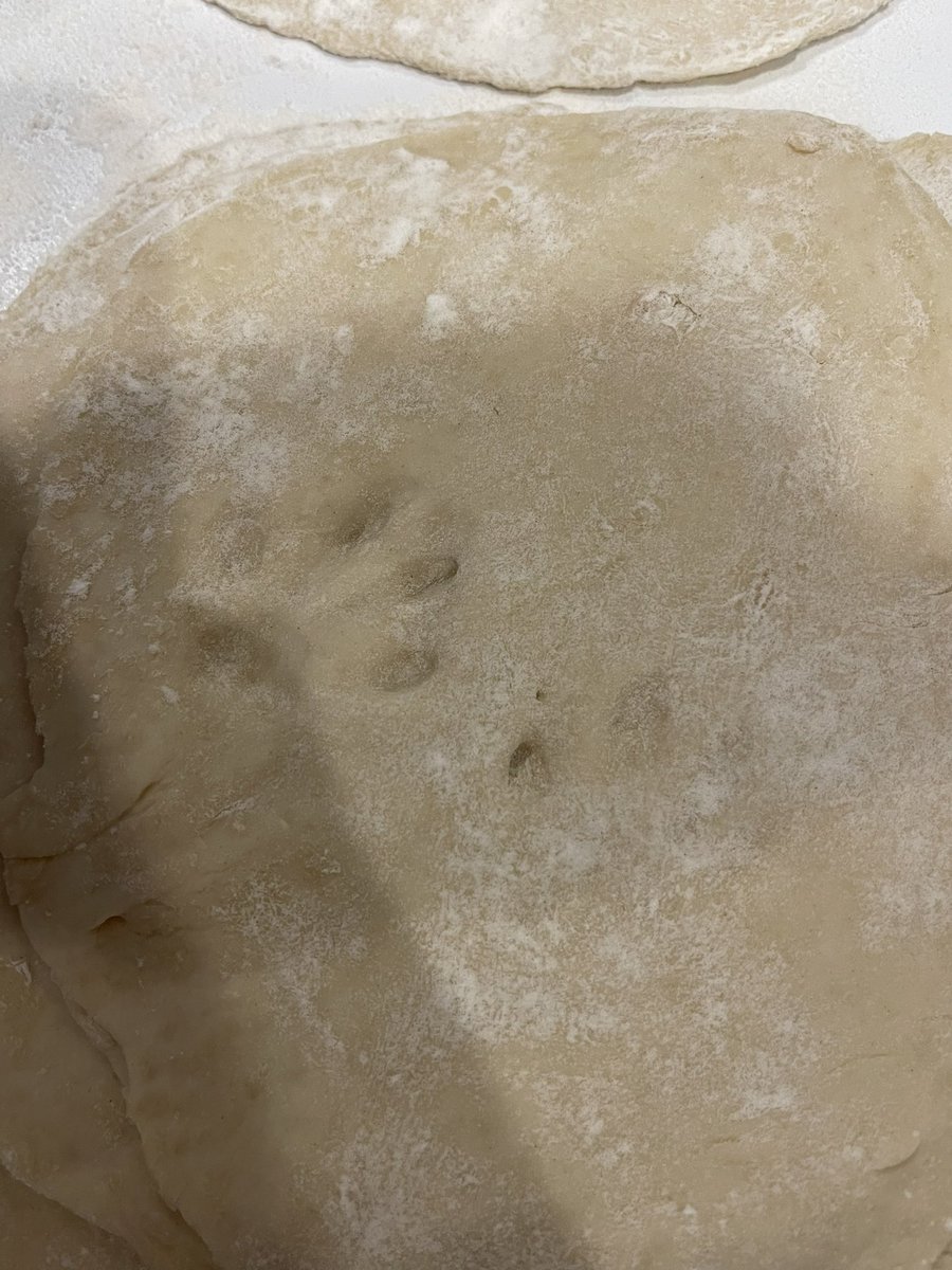 Someone got into the dough…