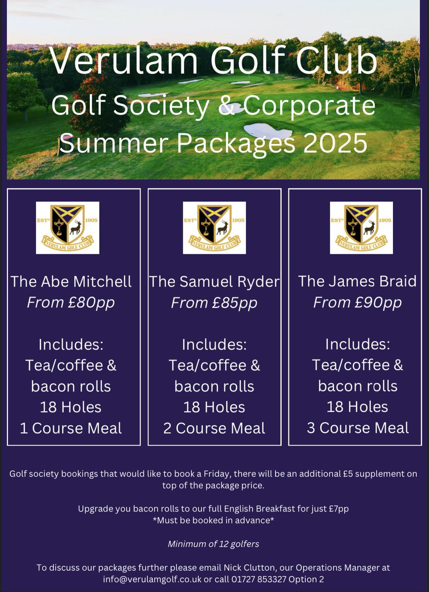 Verulam Golf Club tweet media