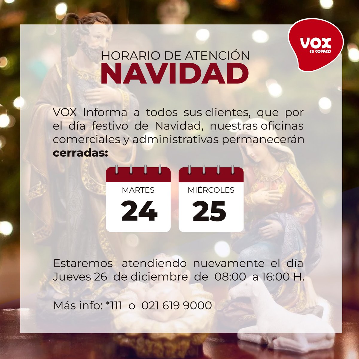 voxpy's tweet image. 📌 Informamos a todos nuestros usuarios.