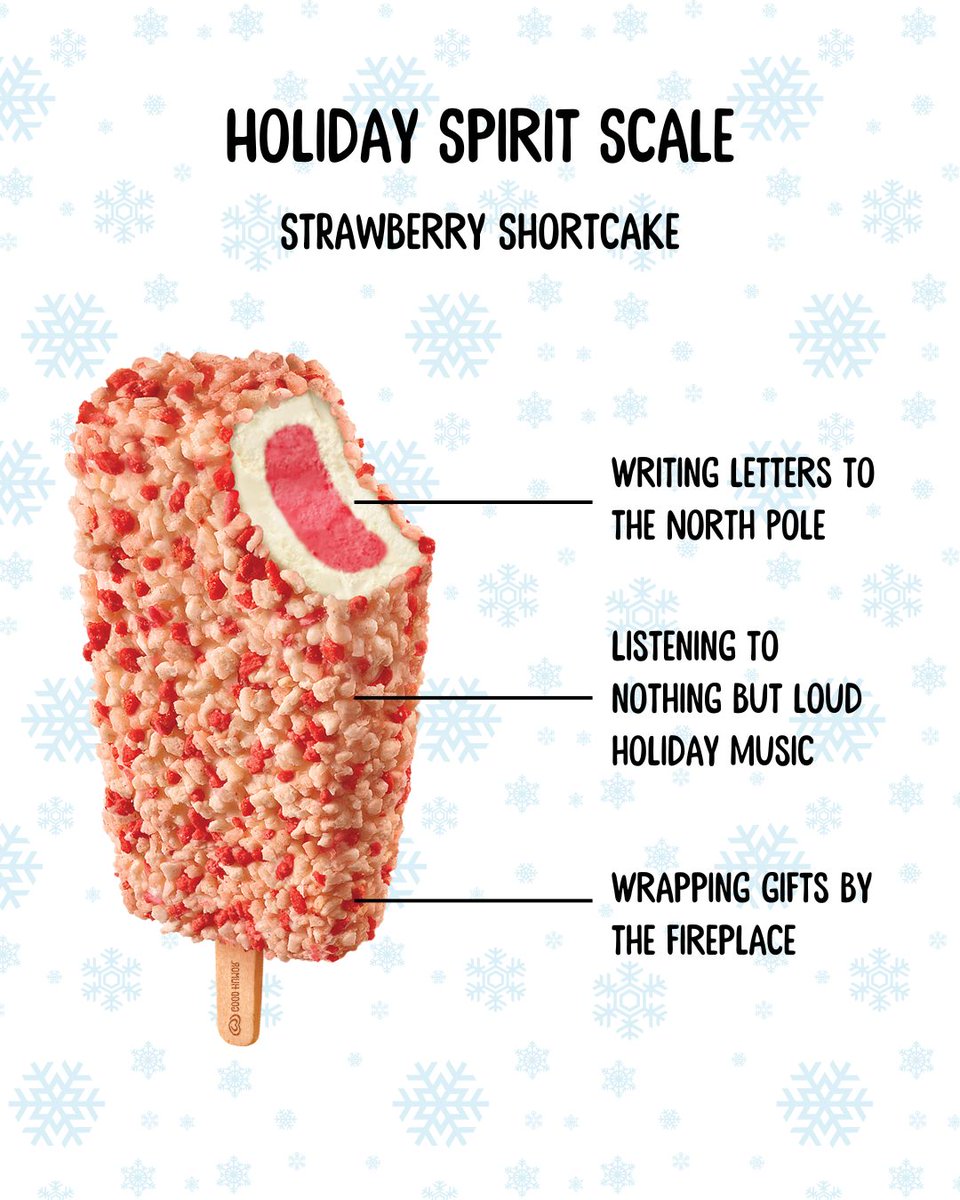 GoodHumor's tweet image. On a scale of holiday spirit, which treat are you? 🎄✨