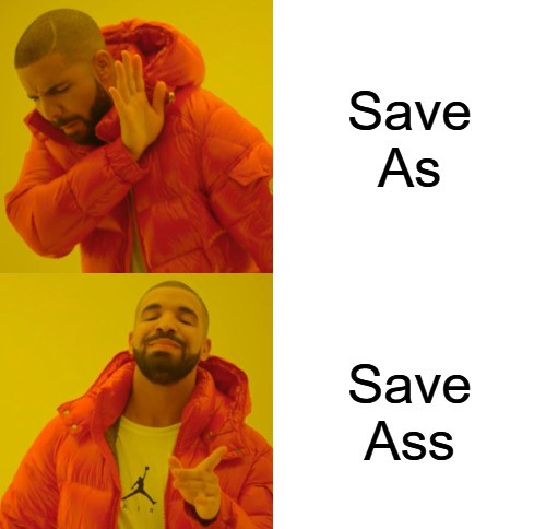 SaveAs_s's tweet photo. Holding it tight!

#SaveAss #meme #crypto https://t.co/jd0ZMFUp3i
