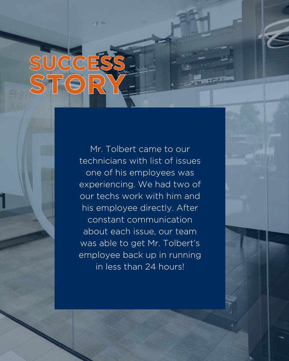 PremierNetworx's tweet image. Discover why we&apos;re the best in the business with our lightning-fast resolution times and top-notch communication skills! ⚡️📞  
Does your business need an IT department or IT support? See how we can help by using the link in our bio. 
 #PremierNetworx #TechExperts #ITSupport