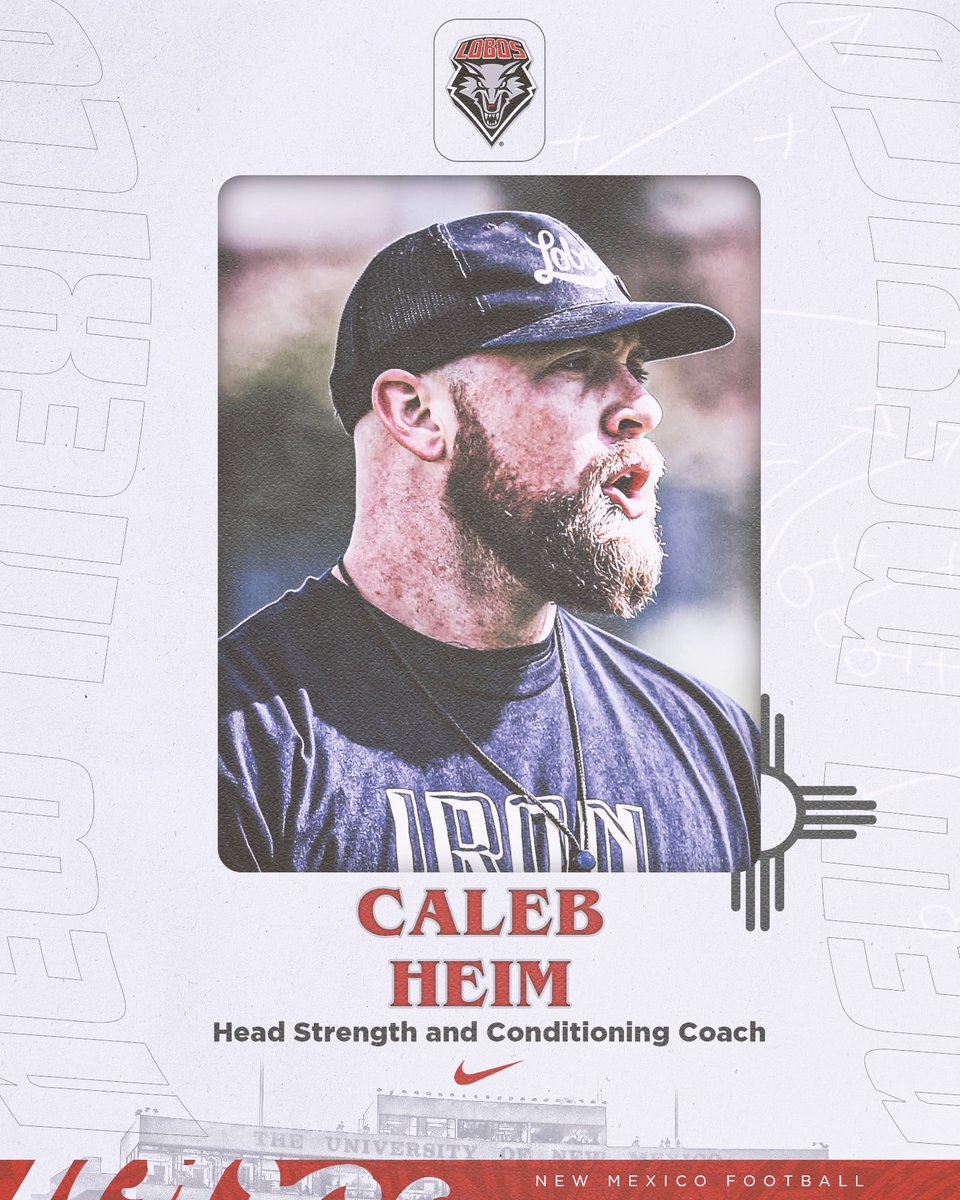 Let’s keep going! It’s like Christmas!!! Let’s welcome new Strength and Conditioning Coach <a href="/coach_heimtime/">Caleb Heim</a> to the Lobo Family! #GoLobos