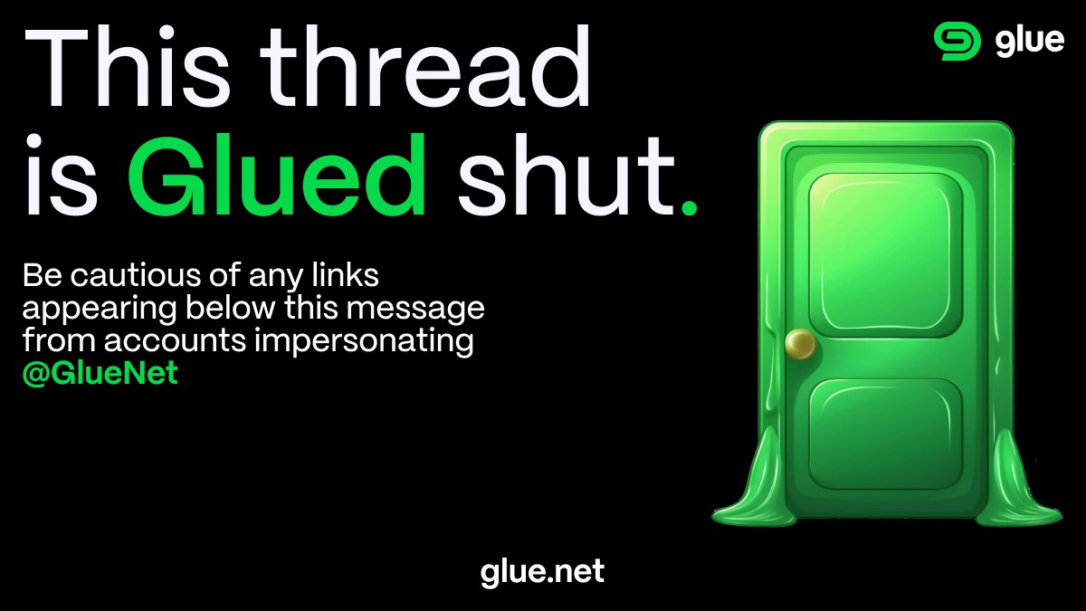 GlueNet's tweet image. That&apos;s it for right now, and we are heads-down, in founder mode until our TGE and Mainnet launch on January 1st, 2025!