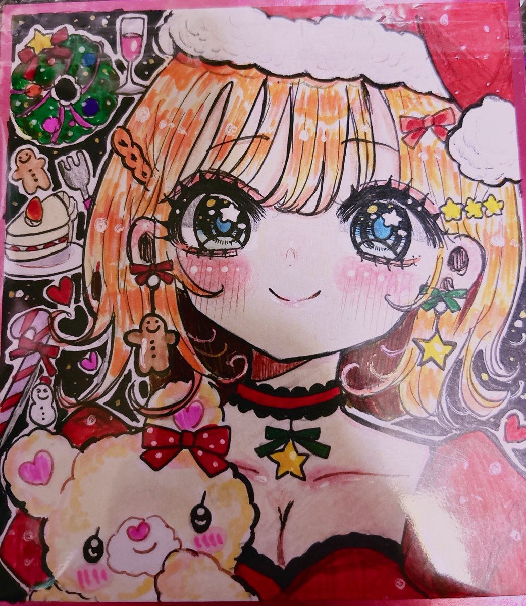 メリークリスマス🎄！！☃️🎅🦌✨🌟
＃クリスマス 
＃クリスマスイラスト
#Illustrator