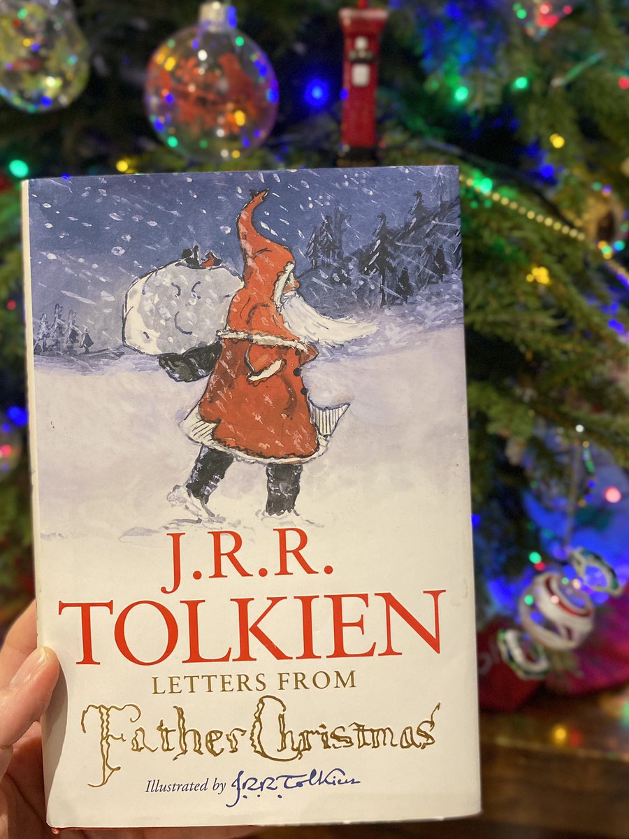 bo66ie29's tweet photo. Every December an envelope bearing a stamp from the North Pole would arrive for J.R.R. Tolkien's children. Inside would be a letter in strange spidery handwriting and a beautiful colour drawing. They were from Father Christmas, telling enchanting tales of life at the North Pole. https://t.co/a0mOAj5npr