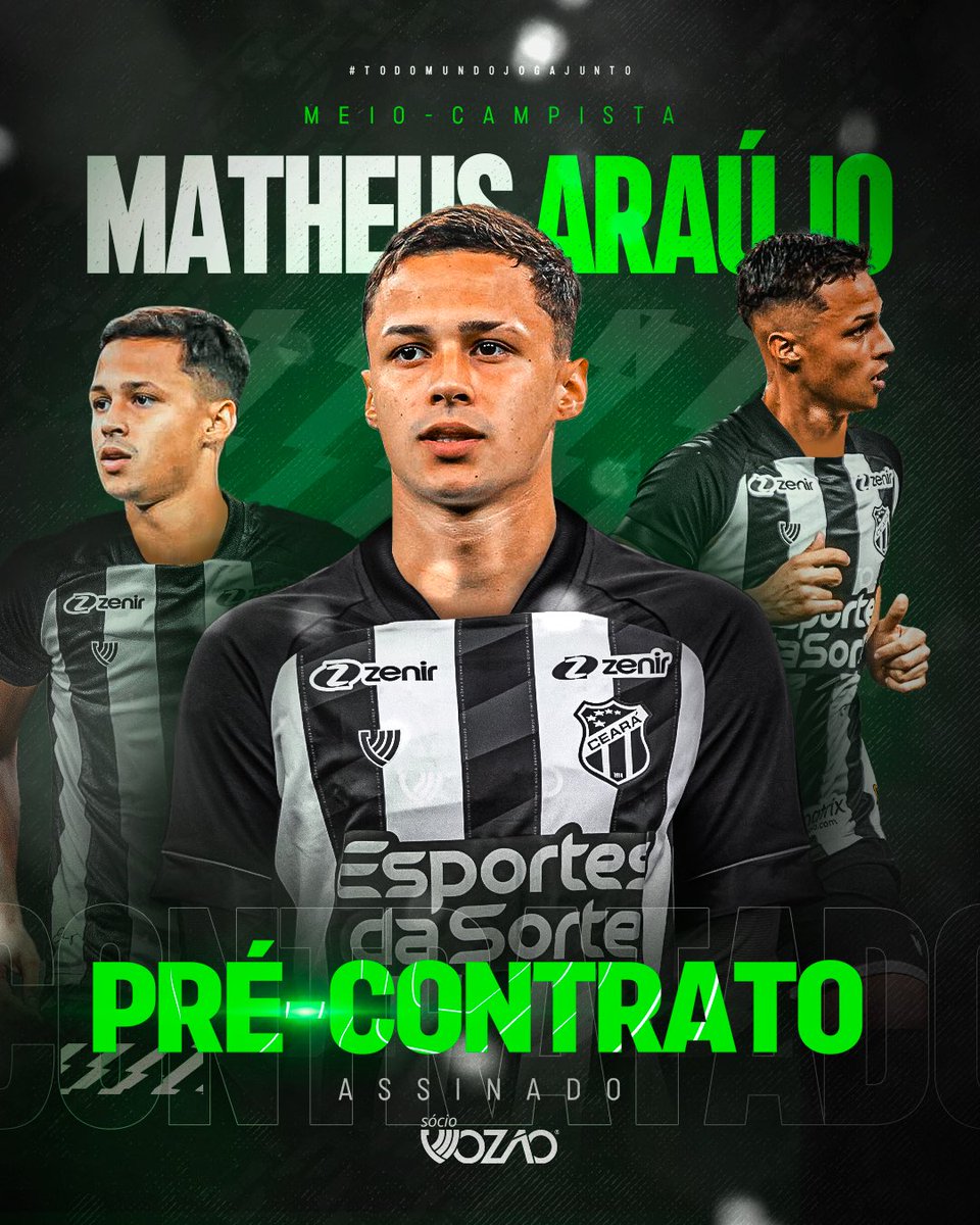 CearaSC's tweet photo. Mais um reforço chegando em Porangabuçu 🏁

Que seja o início de uma trajetória de sucesso com o manto alvinegro. Pra cima, Matheus! 🔥

#CearáSC https://t.co/E5QZ8ql2Qp
