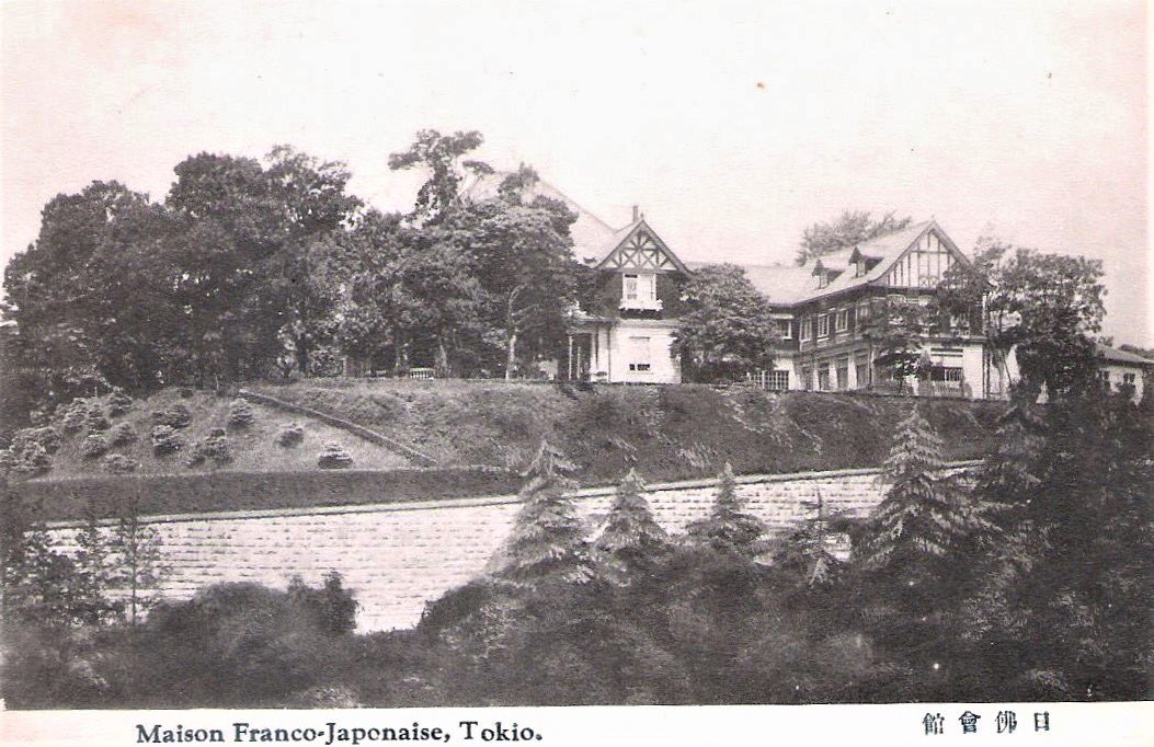 MatthieuSEGUELA's tweet photo. La Maison franco-japonaise, inaugurée il y a 100 ans par le philanthrope Eichi Shibusawa et l'ambassadeur #Claudel , a été abritée dès 1925 dans un "exotique" manoir anglo-normand à Kôjimachi, propriété de Kichibei Murai. @MFJTokyoBF @ambafrancejp @MCJP_officiel @AmbJaponFR https://t.co/o88H8DASIq