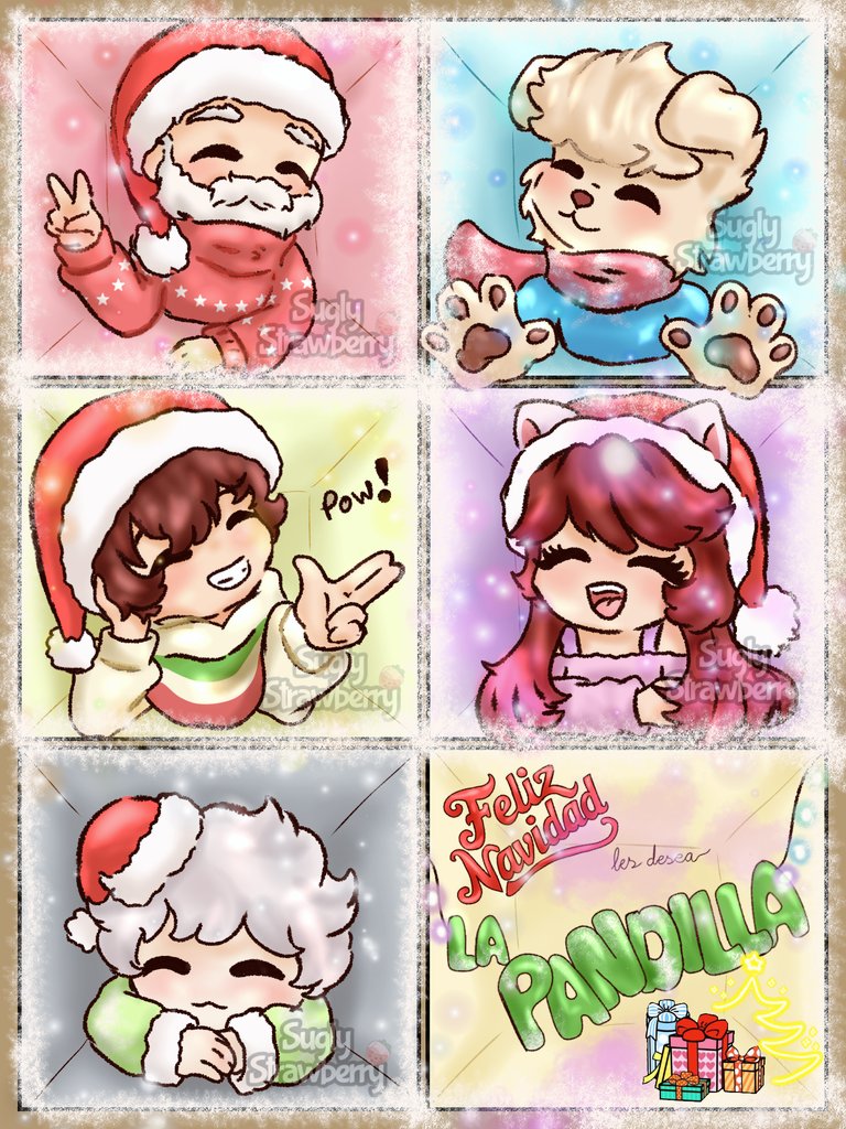 ☃️🌠Feliz navidad con la pandilla? ☃️ jejejeje 

😘 besos en la cola y adiós nos vemos jajajajaja