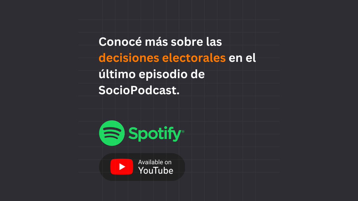 📚 Conversamos con Ana Belén Mercado sobre por qué personas de clase media y baja votan a la derecha, a pesar de que sus políticas podrían perjudicarlas.

🎙️ Escucha el episodio completo “¿Por qué mi tío votó a la derecha?” (links en bio).
#sociopodcast #sociologia #UBA