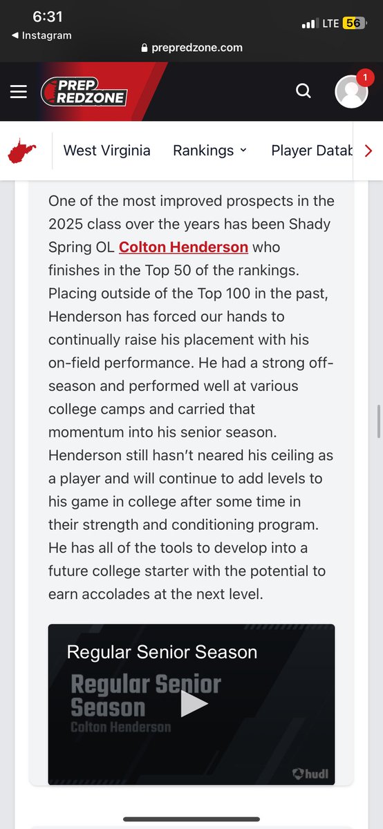 Thank you <a href="/PrepRedzoneWV/">Prep Redzone West Virginia</a> for the write up it’s greatly appreciated‼️
