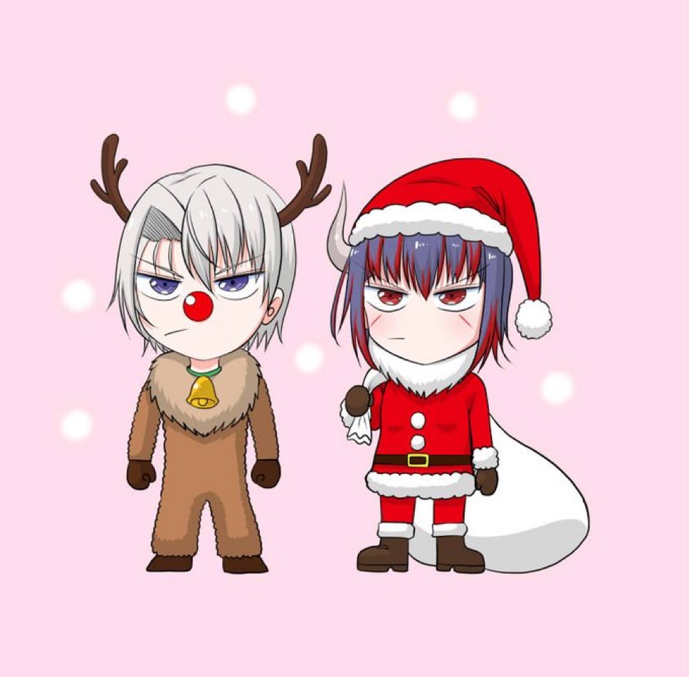 ここ数年毎年載せてるクリスマス絵🎄
今年は2人ともお疲れ様でしたね😌🙏 