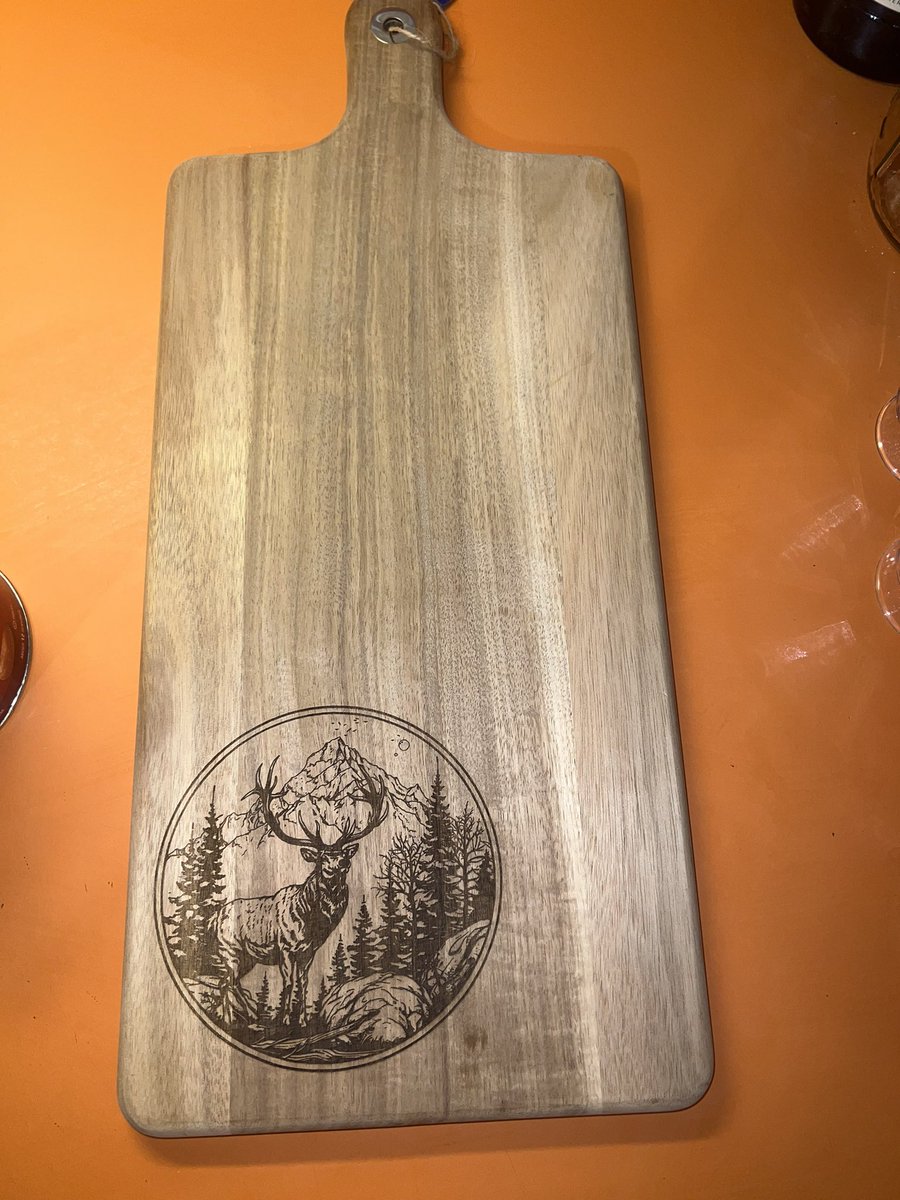 Gorgeous cutting board for a friend for Christmas!