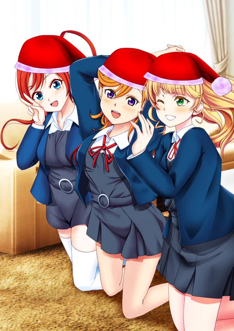おはようございます(≧▽≦)  水無月令和です 12/24 札幌は曇時々雪今日はクリスマスイブ本日の作業はSkeb作業ですSkebリクエスト募集中です今日も一日頑張るます!朝絵は#ラブライブスーパースター #Liella #CatChu #澁谷かのん  #米女メイ #平安名すみれ #Skeb募集中 です 