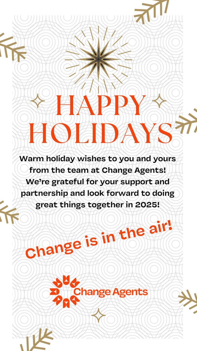 Happy holidays! Check out changeagents.co, where we are transforming financial regulatory compliance, beginning with payments and money transmission.