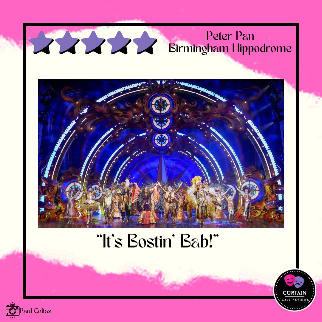 🎭Curtain Call Reviews🎭 (@curtain_callrev) on Twitter photo 🎭REVIEW🎭 - “It’s Bostin’ Bab!”
Read my review of Peter Pan at <a href="/brumhippodrome/">Birmingham Hippodrome</a> here:
curtaincallreviews.co.uk/peter-pan-1
<a href="/TheMattSlack/">Matt Slack 💙</a> <a href="/AlisonHammond/">Alison Hammond</a> <a href="/dannymaconline/">Danny Mac</a> <a href="/andrewryanactor/">@AndrewRyanActor</a> <a href="/XRoadsPantos/">Crossroads Pantomimes</a> <a href="/MHARRISON_ENT/">Michael Harrison</a> 🎭REVIEW🎭 - “It’s Bostin’ Bab!”
Read my review of Peter Pan at <a href="/brumhippodrome/">Birmingham Hippodrome</a> here:
curtaincallreviews.co.uk/peter-pan-1
<a href="/TheMattSlack/">Matt Slack 💙</a> <a href="/AlisonHammond/">Alison Hammond</a> <a href="/dannymaconline/">Danny Mac</a> <a href="/andrewryanactor/">@AndrewRyanActor</a> <a href="/XRoadsPantos/">Crossroads Pantomimes</a> <a href="/MHARRISON_ENT/">Michael Harrison</a>