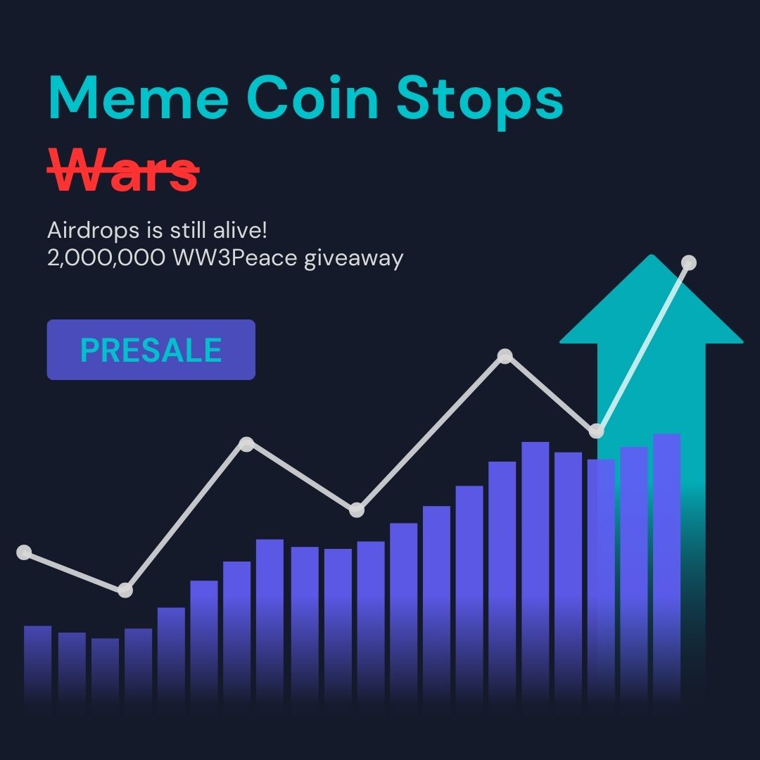 Meme_WW3Peace's tweet photo. 💸More than 2,000,000,000 WW3Peace giveaway

🔸STEP 1 : 💕 &amp; 🔁 + Follow Meme_WW3Peace🔔
🔸STEP 2 : Drop your $SOL wallets

#Solana #SolanaCommunity #SolanaAirdrops #SolanaGiveaway #Altcoins #Presale #NoWar #Peace https://t.co/AY5OXvkRAr
