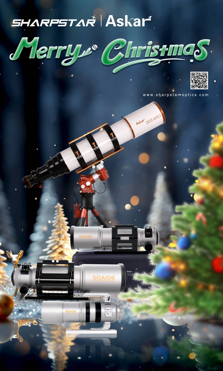 SharpstarOptics's tweet image. 🥳Sharpstar Optics sends you our warmest Christmas wishes and most heartfelt New Year greetings.
We are truly grateful for your love and support of our brand over the past year. Each choice you've made has been a tremendous source of encouragement for us!
#askar #sharpstar