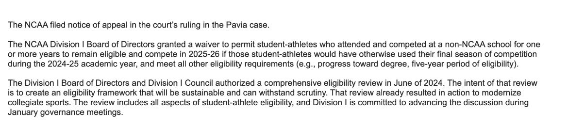 NCAA Grants Waiver Giving Former JUCO &amp; NAIA Players Eligibility Back!

The waiver is limited to only those whose eligibility expires this year. For now, other JUCO &amp; NAIA athletes would continue on their normal eligibility course. Emphasis on “for now”.
