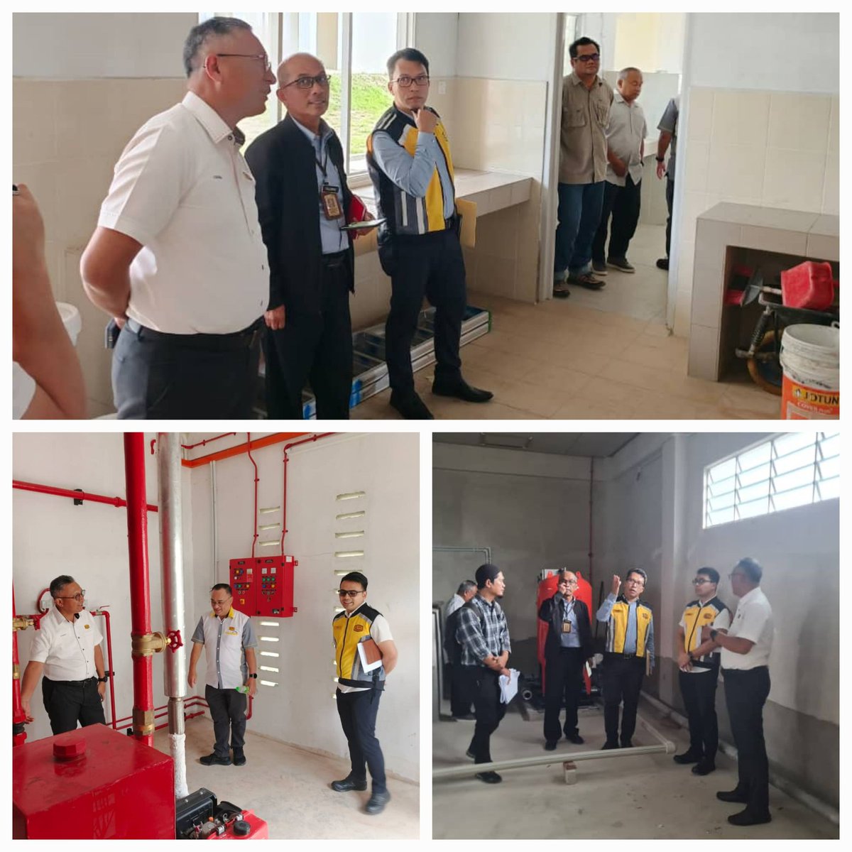 Lawatan Kerja Pengarah Kanan CKM Ibu Pejabat JKR Malaysia ke Tapak Projek SMK Gong Nangka bersama KJMN dan Pasukan Projek CKMNT.
<a href="/suhailimansor/">Suhaili</a> 
<a href="/Ir_Humaizi/">Ahmad Humaizi</a> 
<a href="/me03594/">Hj Mohamad Amir</a> 
<a href="/JKR_CKM/">JKR CAW. KEJ. MEKANIKAL</a> 
<a href="/JKRTerengganu/">JKR Terengganu</a>