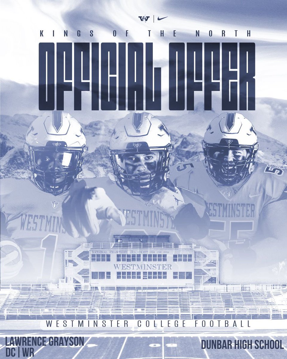 After a great conversation with <a href="/CoachHardyWRs/">Coach Jaevon Hardy</a> Blessed to receive an offer from Westminster College #AGTG💙