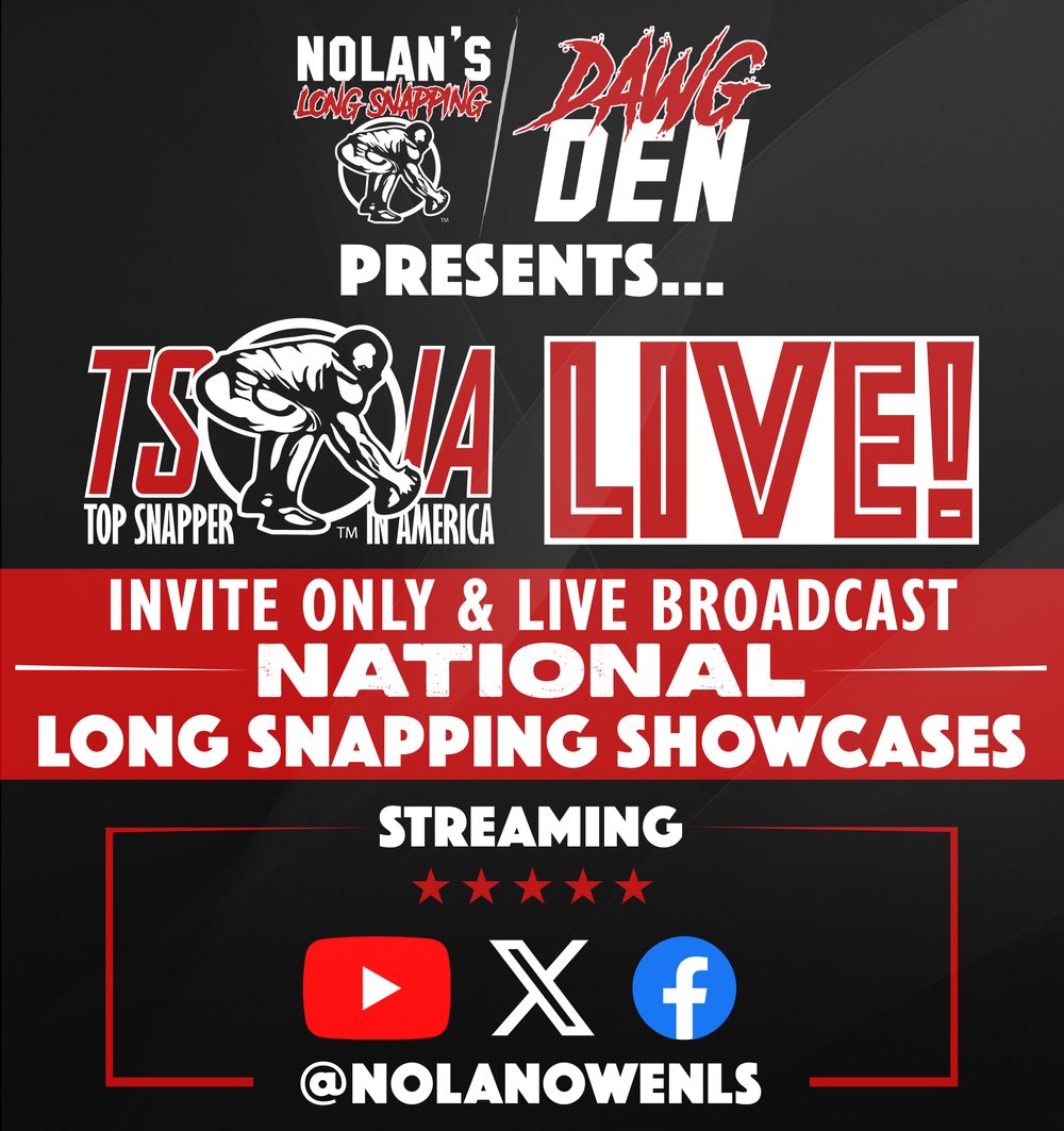 Earned my 4th ⭐️ at Nolan Owen’s Top Snapper in America Event yesterday and earned the best charting.
<a href="/coach_pasch_3rd/">John Pasch</a> <a href="/J__thurm__/">Coach Thurm</a> <a href="/NolanOwenLS/">Nolan's Long Snapping</a> <a href="/52Knight/">James Knight</a>