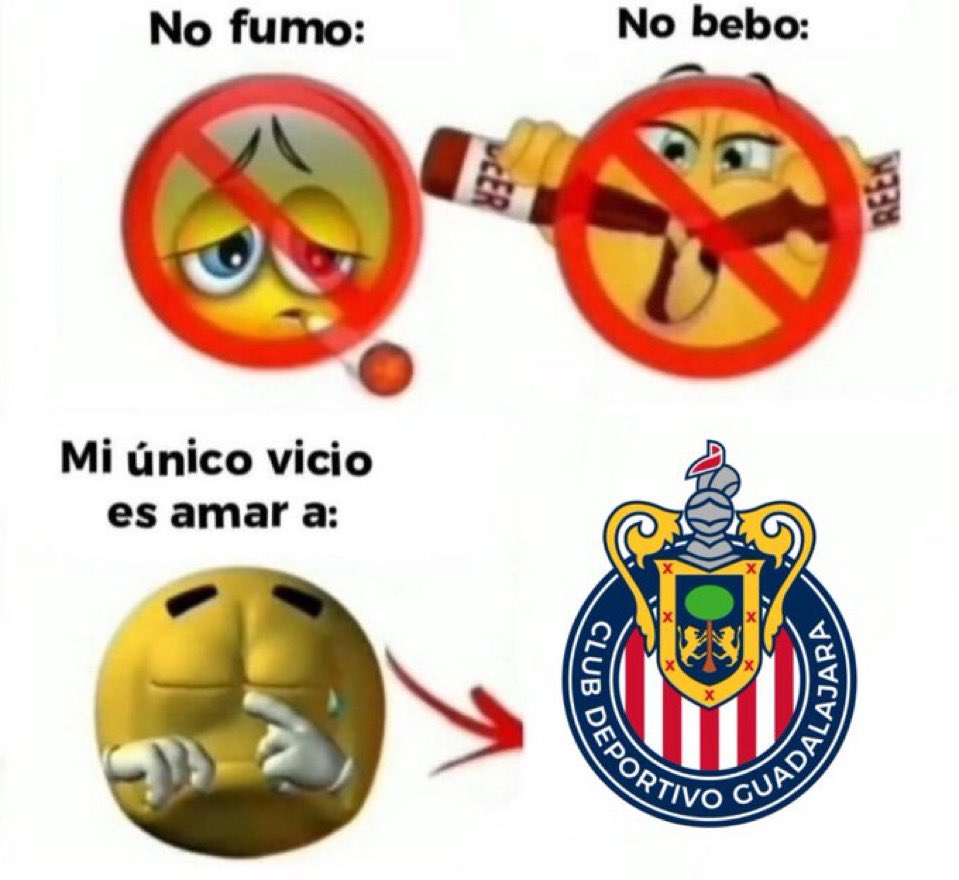 Extraño ver a mis Chivas 😔