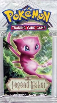 This Mew art would be used on one of the booster packs for the EX Legend Maker set
