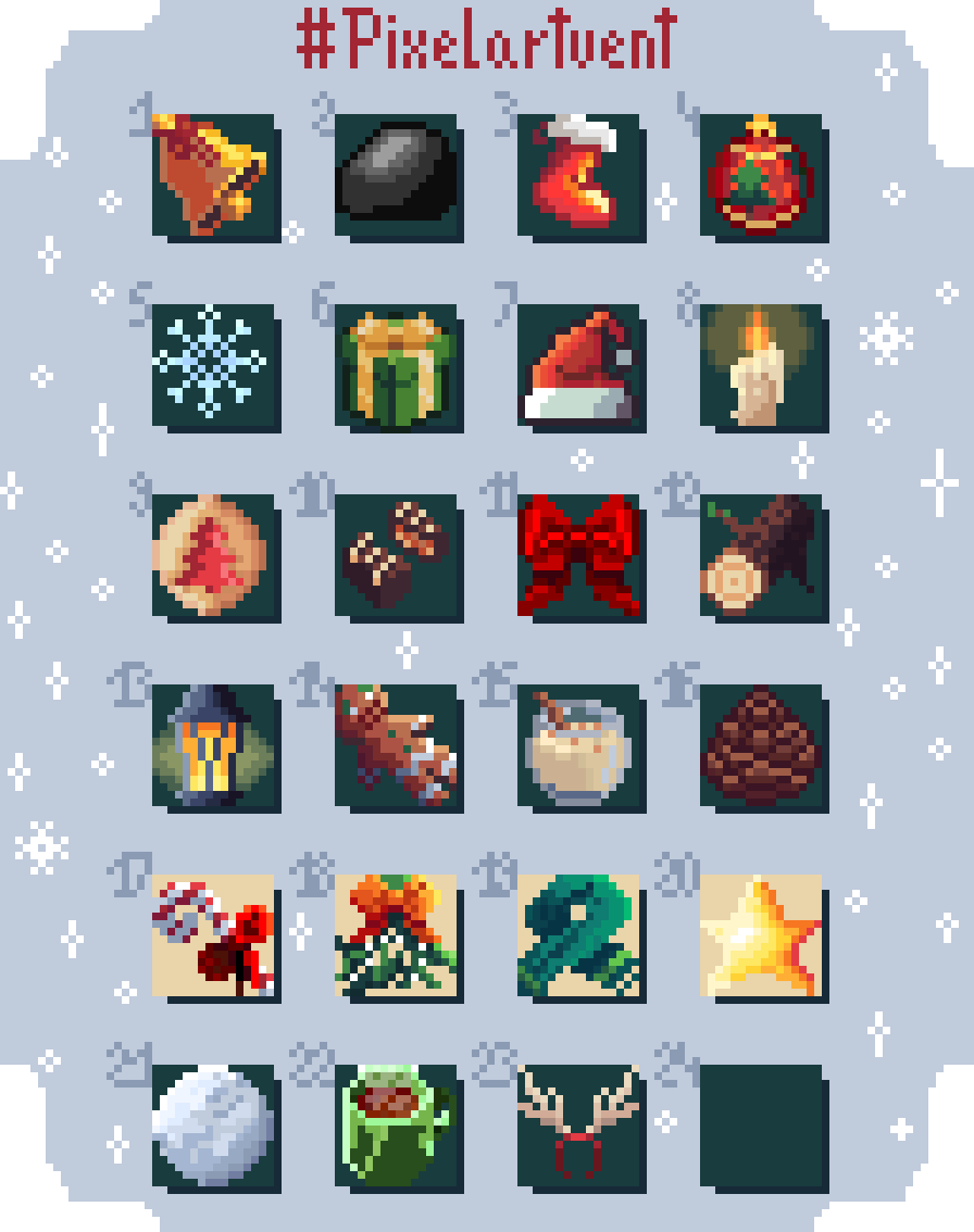 Dromuarga__'s tweet photo. Day 22- 23 of #pixelartvent - hot cocoa and antler
#pixelart https://t.co/QTLdVSMdit