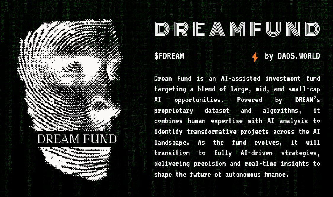 daosdotworld's tweet photo. Dare to Dream: https://t.co/ar8fkmp3kF

@DR3AM_AI @DR3AM_FUND https://t.co/RwR4EKGUNg
