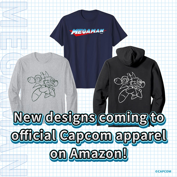 MegaMan's tweet image. New Mega Man themed designs have landed in the official Capcom apparel shop on Amazon. Check them out now!
🚀 e-capcom.com/sp/apparel/ama…