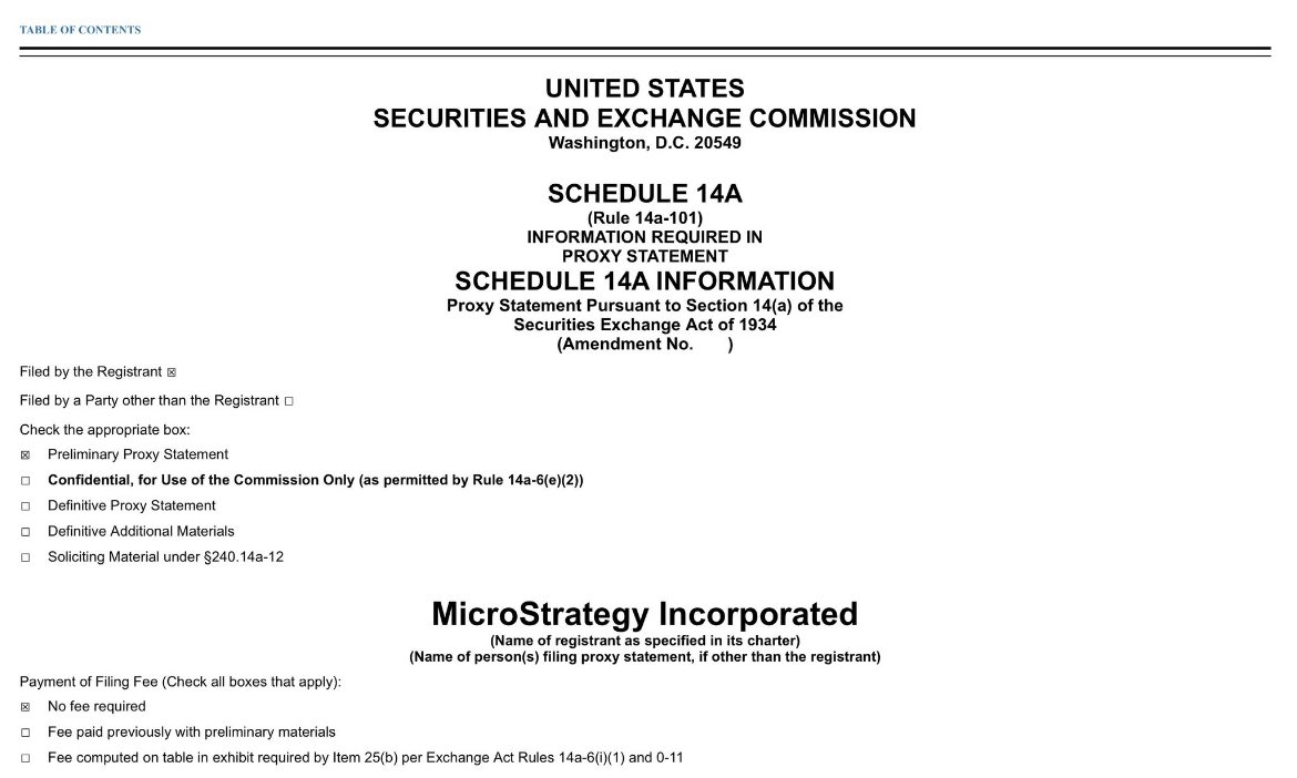 BitcoinMagazine's tweet photo. BREAKING: MicroStrategy to hold special shareholder vote to sell more shares and buy more #Bitcoin 

SAYLOR CAN’T BE STOPPED 🚀 https://t.co/poM94MKwnC