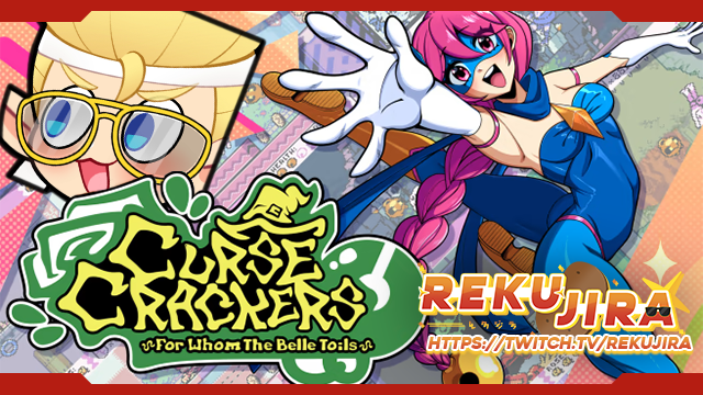 itsrekujira's tweet photo. 🚨🚨🚨 LIVE NOW! 🚨🚨🚨 This game has a pun in its title so it's gotta be good. Playing Curse Crackers: For Whom the Belle Tolls! #vtuber #colorgrave
🔗: https://t.co/bSQoKx5g99 https://t.co/Xv6yFcSOU9