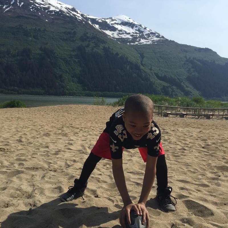 My mom said I was born for this. I think shes is right. Been playing football since I  was a little guy. 12 years later I’m still all in. I remember creating my own plays at 8 all I wanted for Christmas was a blank playbook. 😂🎄💪🏾