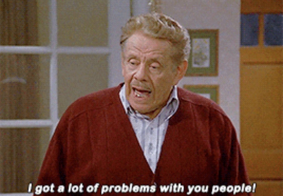 Already aired his grievances