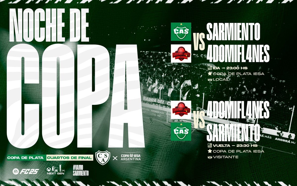 Club Atlético Sarmiento Esports tweet media